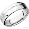 14K White Gold with Polish , Satin Finish