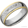 Cobalt Chrome with Satin , Polish Finish and 14K Yellow Gold Inlay