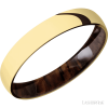 14K Yellow Gold with Polish Finish and Cocobolo