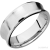 14K White Gold with Satin , Polish Finish
