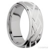 14K White Gold with Satin , Polish Finish - Image 2