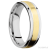 Cobalt Chrome with Polish , Polish Finish and 14K Yellow Gold Inlay - Image 2