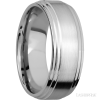 14K White Gold with Satin , Polish Finish - Image 2