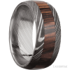 Damascus with Acid Finish and Cocobolo Inlay - Image 2