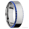 14K White Gold with Distressed , Polish Finish - Image 2
