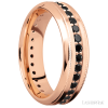 14K Rose Gold with Satin , Polish Finish - Image 2