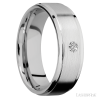 14K White Gold with Satin , Polish Finish - Image 2