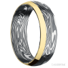 Kinetic with Acid Finish and 14K Yellow Gold Inlay - Image 2