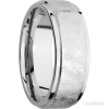 14K White Gold with Distressed , Polish Finish - Image 2
