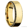 14K Yellow Gold with Hammer , Polish Finish - Image 2