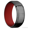 Zirconium with Crosssatinblack , Polish Finish and USMC Red - Image 2