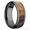 Zirconium with Polish Finish and Desert Iron Wood Inlay - Image 2