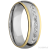 Cobalt Chrome with Satin , Polish Finish and 14K Yellow Gold Inlay - Image 2