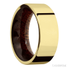 14K Yellow Gold with Polish Finish and Sapele - Image 2
