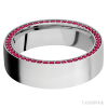 14K White Gold with Bead Finish - Image 3