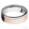Cobalt Chrome with Hammer , Polish Finish and 14K Rose Gold Inlay - Image 3