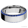 14K White Gold with Distressed , Polish Finish - Image 3