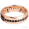 14K Rose Gold with Satin , Polish Finish - Image 3