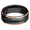 Zirconium with Satin , Polish Finish and 14K Rose Gold Inlay - Image 3