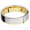 14K Yellow Gold with Polish Finish and Cobalt Chrome Inlay - Image 3