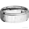 14K White Gold with Distressed , Polish Finish - Image 3