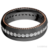 Zirconium with Satin Finish and 14K Rose Gold Inlay - Image 3