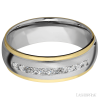 Cobalt Chrome with Satin , Polish Finish and 14K Yellow Gold Inlay - Image 3