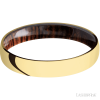 14K Yellow Gold with Polish Finish and Cocobolo - Image 3