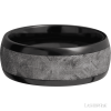 Zirconium with Polish Finish and Meteorite Inlay - Image 3