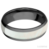 Zirconium with Polish Finish and Freshwater Mother of Pearl Inlay - Image 3