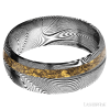 Tightweave with Acid Finish and Alaskan Gold Nugget Inlay - Image 3